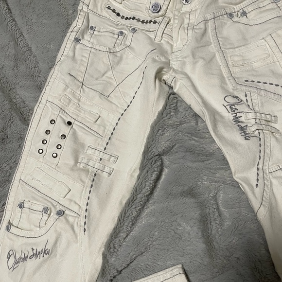 JAPRAG by Okishana Samoki white denim jeans size 26 NWOT - Picture 8 of 8